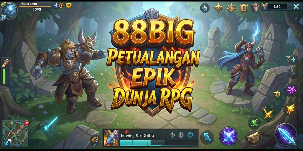 Tampilan gameplay RPG yang mendebarkan di 88BIG.