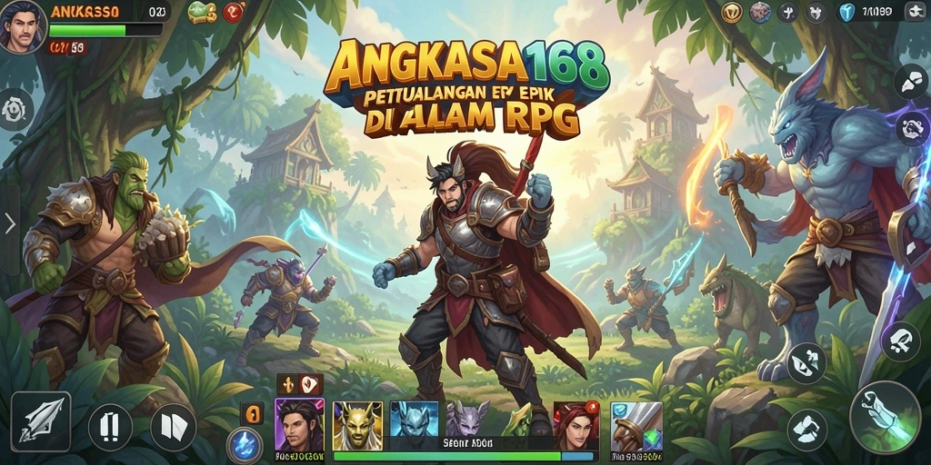 Gameplay ANGKASA168 yang penuh aksi dan petualangan seru.