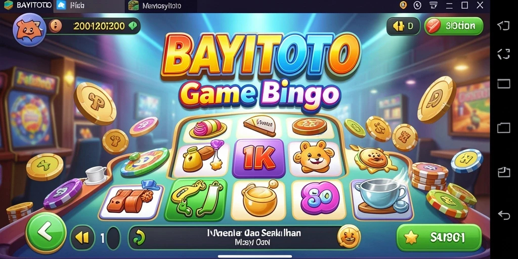 Tampilan permainan Bingo yang memukau di BAYITOTO.