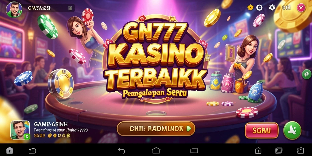 Tangkapan layar GN777 menunjukkan pengalaman bermain Kasino yang mendebarkan.