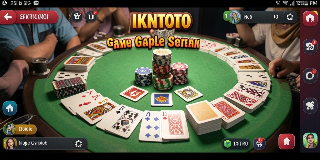 Tampilan gameplay Gaple yang menarik dan interaktif di IKNTOTO.