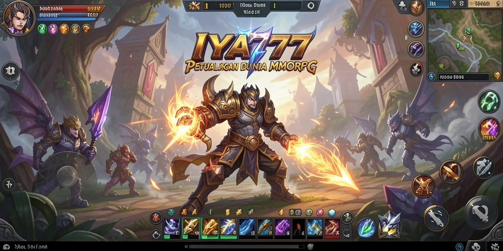 Screenshot IYA777 menampilkan aksi seru dalam petualangan MMORPG.