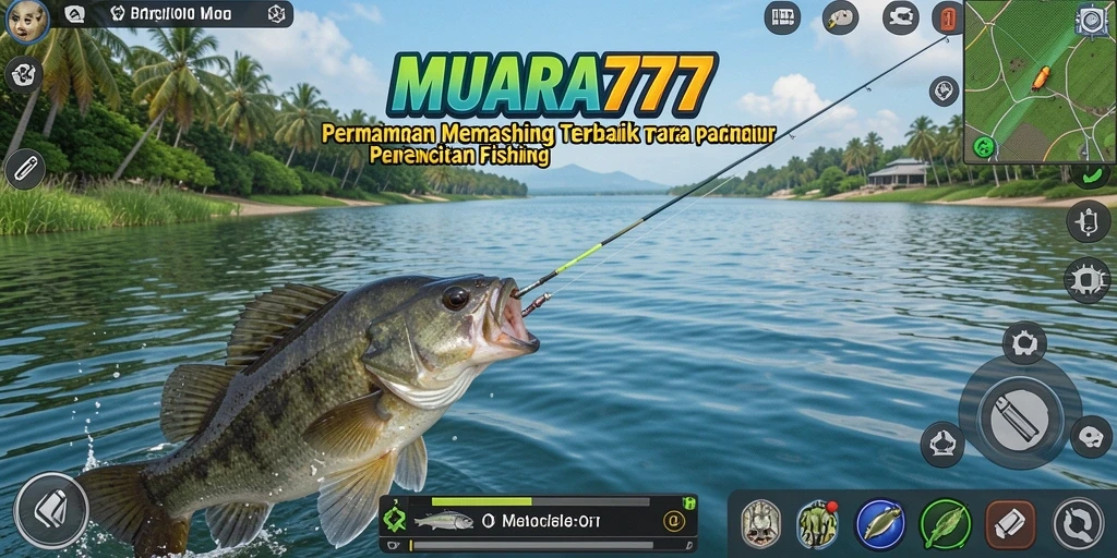 Tampilan gameplay menawan dari MUARA777 saat menangkap ikan.