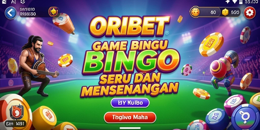 Screenshot gameplay ORIBET menampilkan keseruan bermain Bingo.