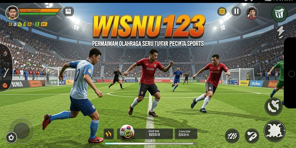 Tampilan gameplay menarik dari WISNU123 dengan pemain bersaing.